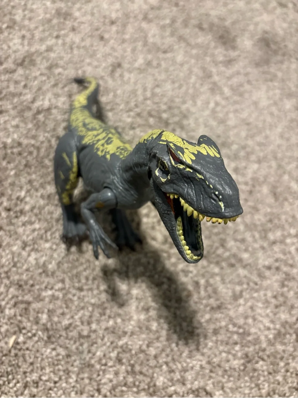 Jurassic World Green and Yellow Dinosaur Action Figure for Kids